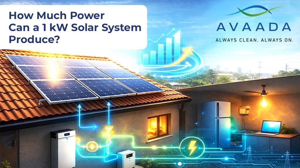 1 kW Solar System Produce - Avaada