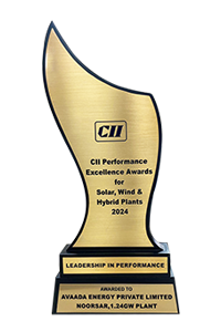CII Performance Excellence Award 2024 for Solar, Wind, and Hybrid Plants