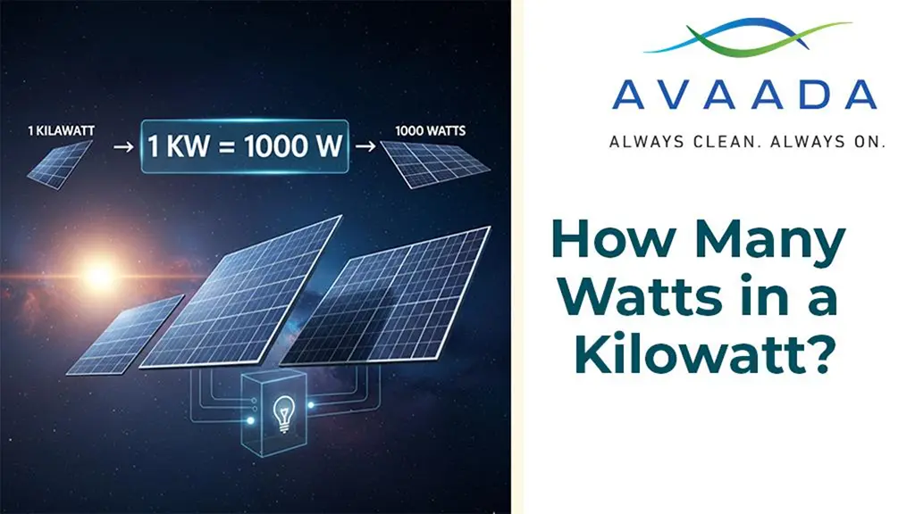 How Many Watts in a Kilowatt - Avaada