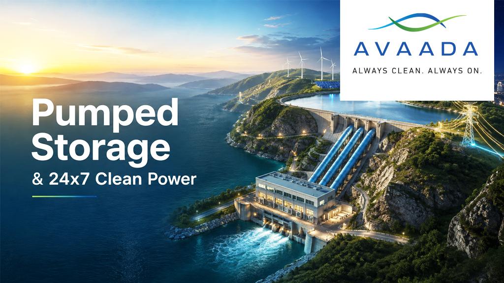 Pumped storage projects supporting 24x7 renewable energy