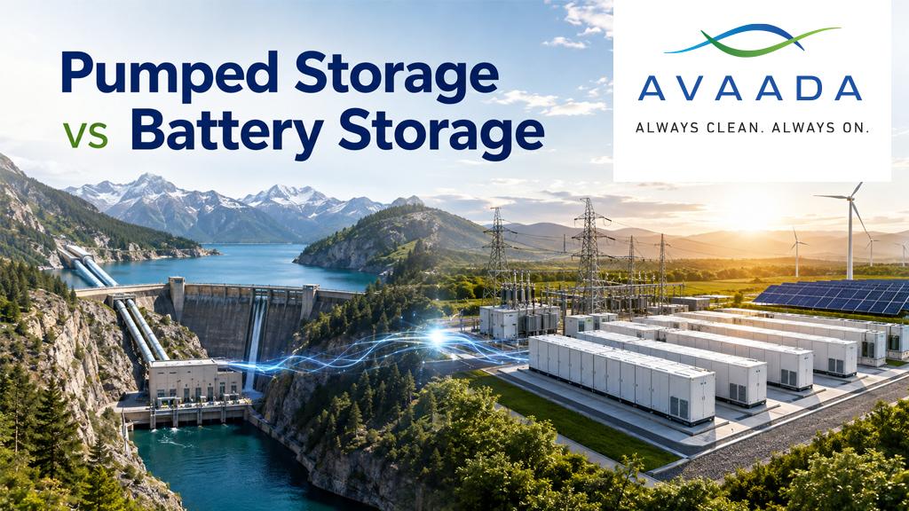 Pumped storage vs battery energy storage