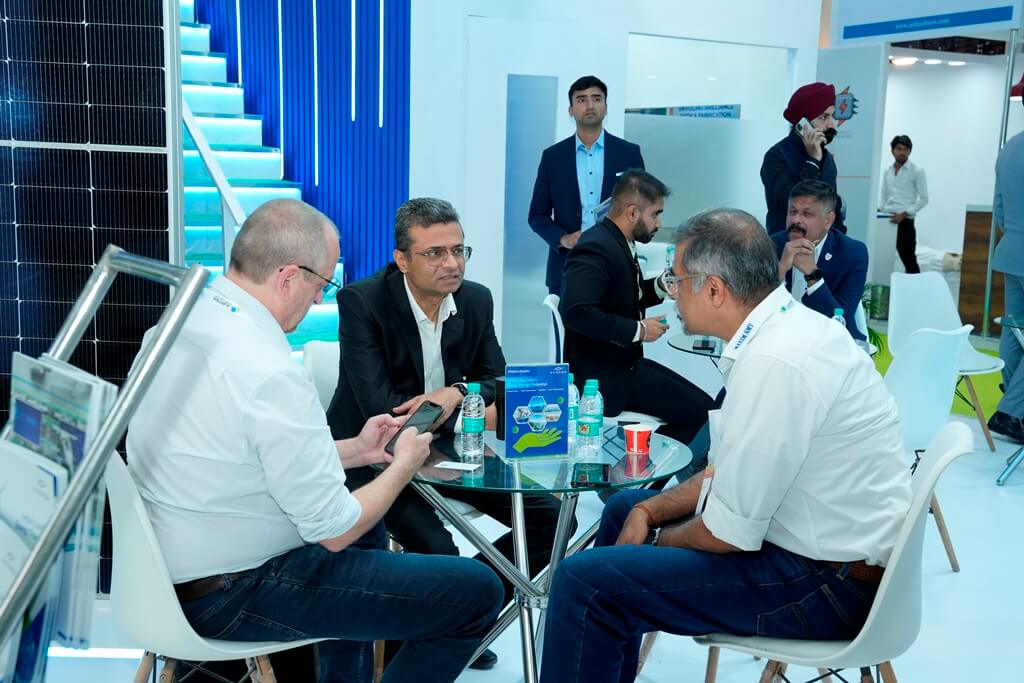 Avaada executives engaging in a strategic meeting