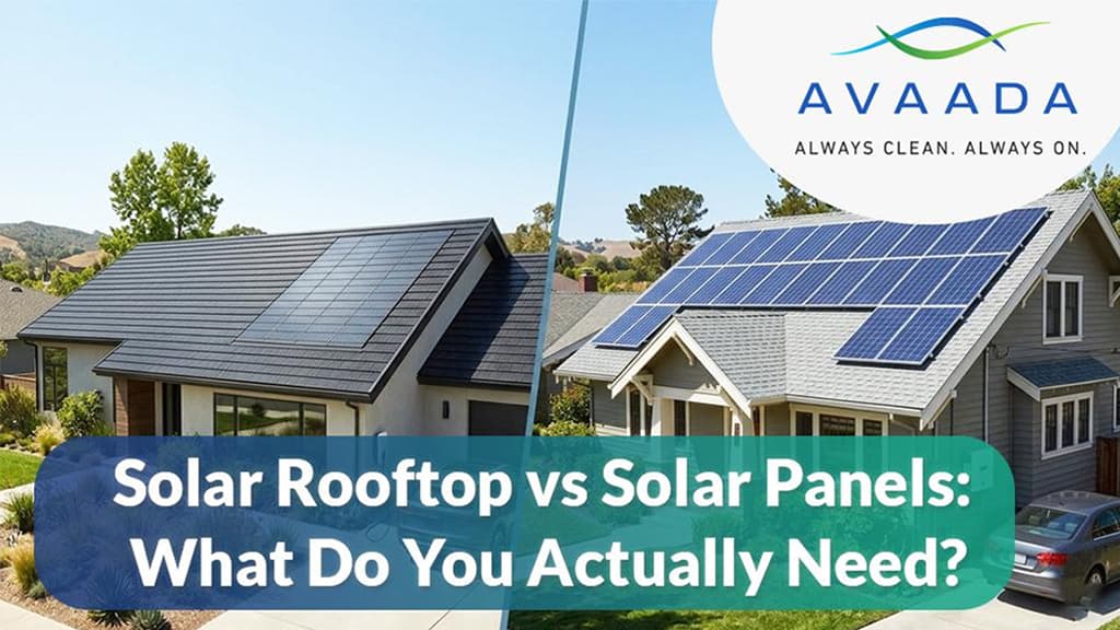 Solar Rooftop vs Solar Panels - Avaada
