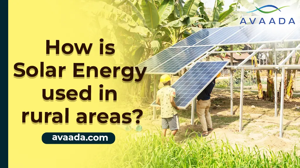 Solar panel installation in rural areas