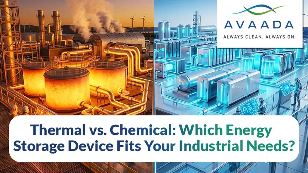 Thermal vs. Chemical Energy Storage - Avaada